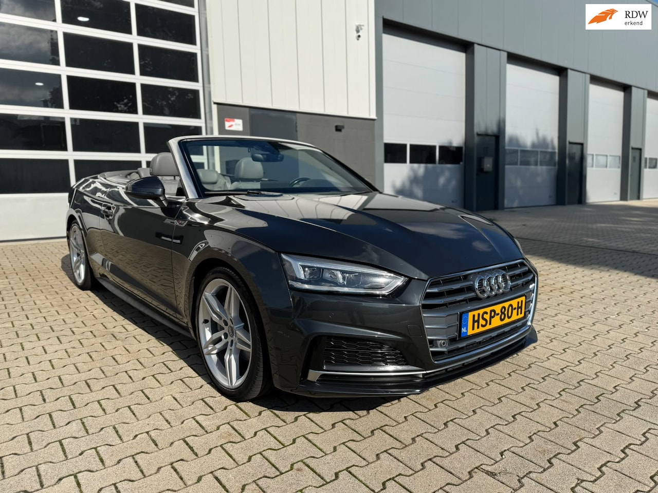 Audi A5 Cabriolet - 2.0 TDI Cabrio S-line Volleder Trekhaak Full Options Topstaat Dealer Onderhouden - AutoWereld.nl