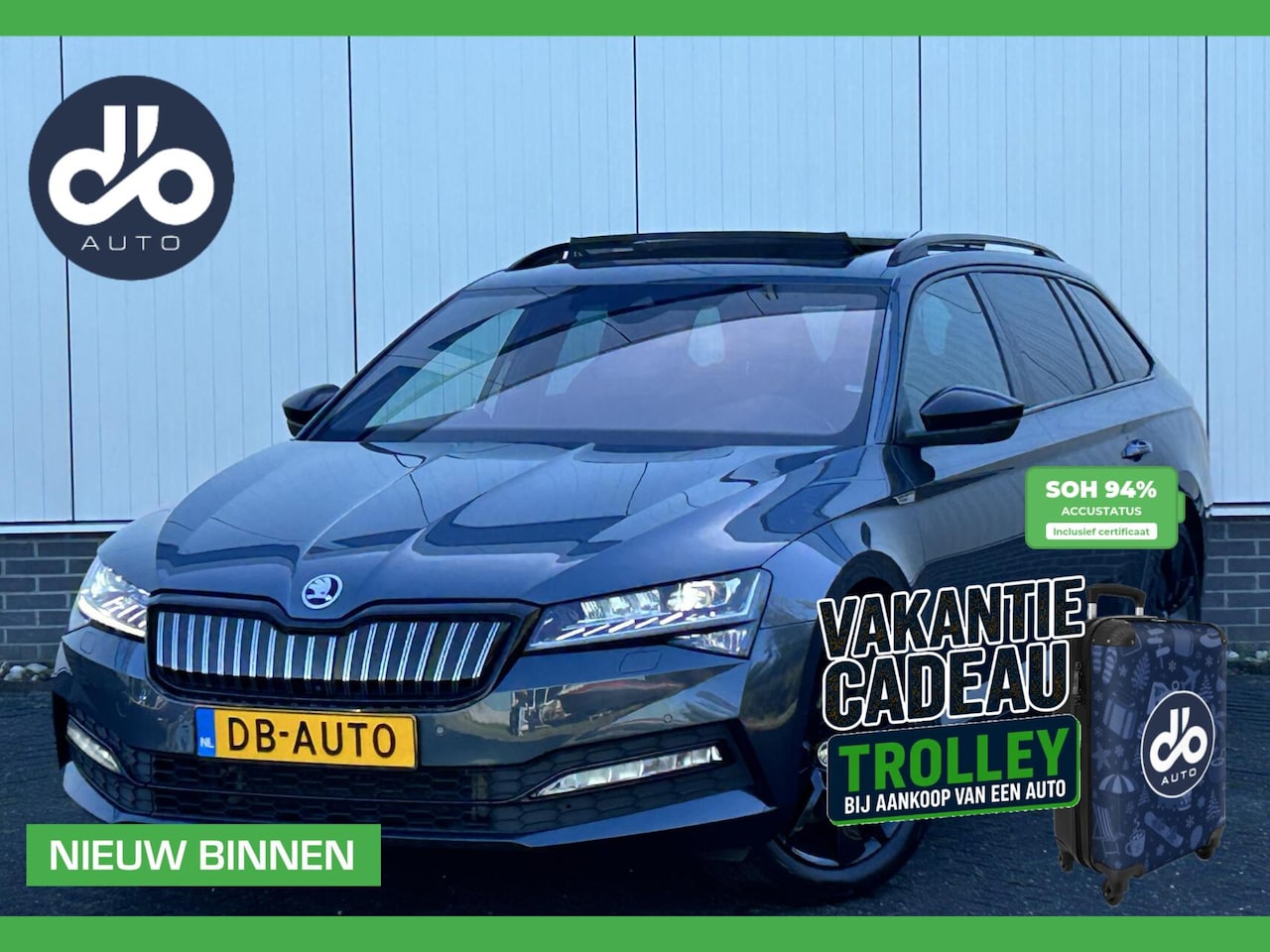 Skoda Superb Combi - 1.4 TSI iV Sportline Business SOH 94% I PANO DAK I MEMORY KUIPSTOEL I DIGI DISPLAY I STOEL - AutoWereld.nl