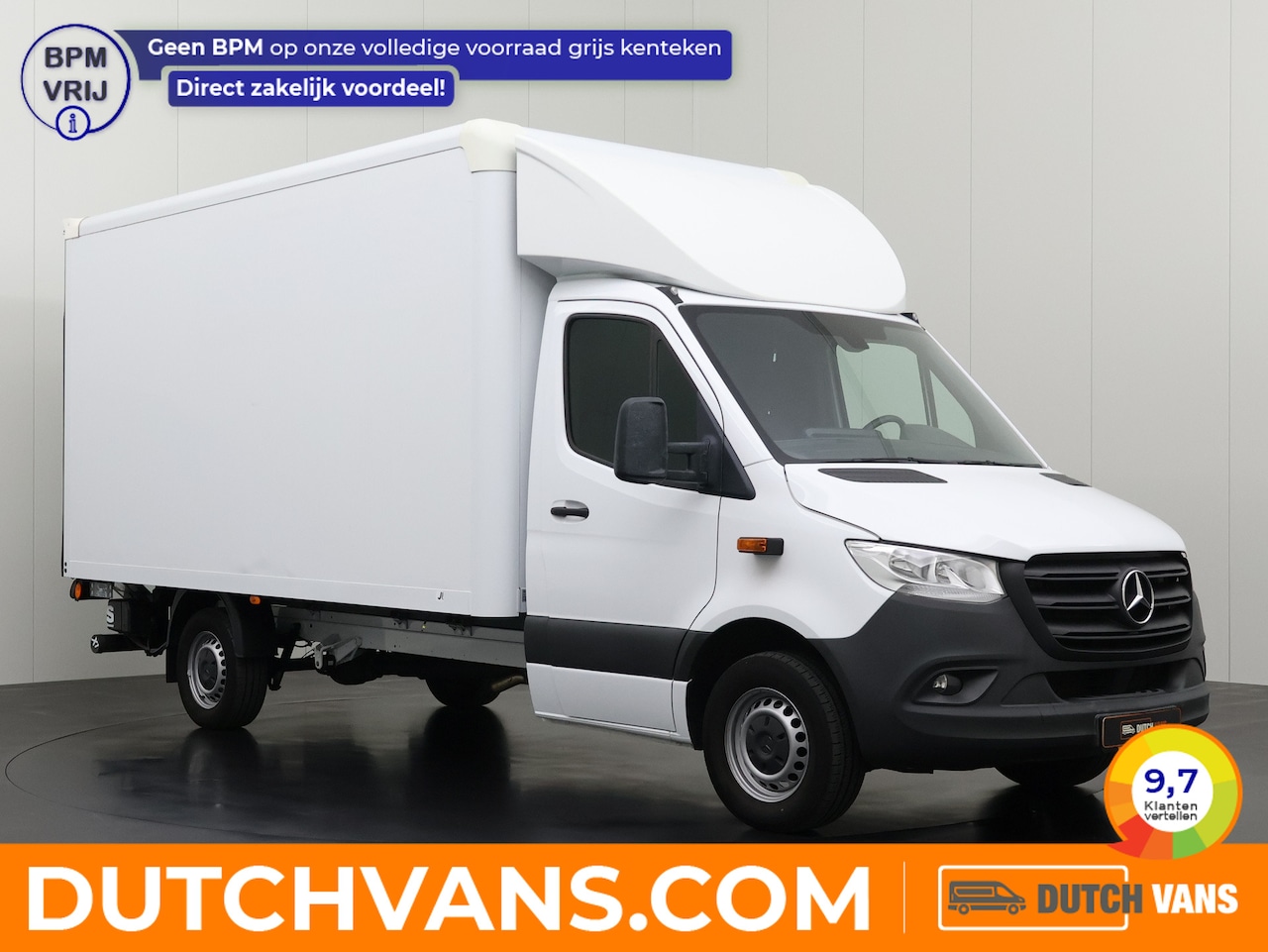 Mercedes-Benz Sprinter - 317CDI Bakwagen+Laadklep | Dakspoiler | Navigatie | Camera | Multimedia | 3-Zits - AutoWereld.nl