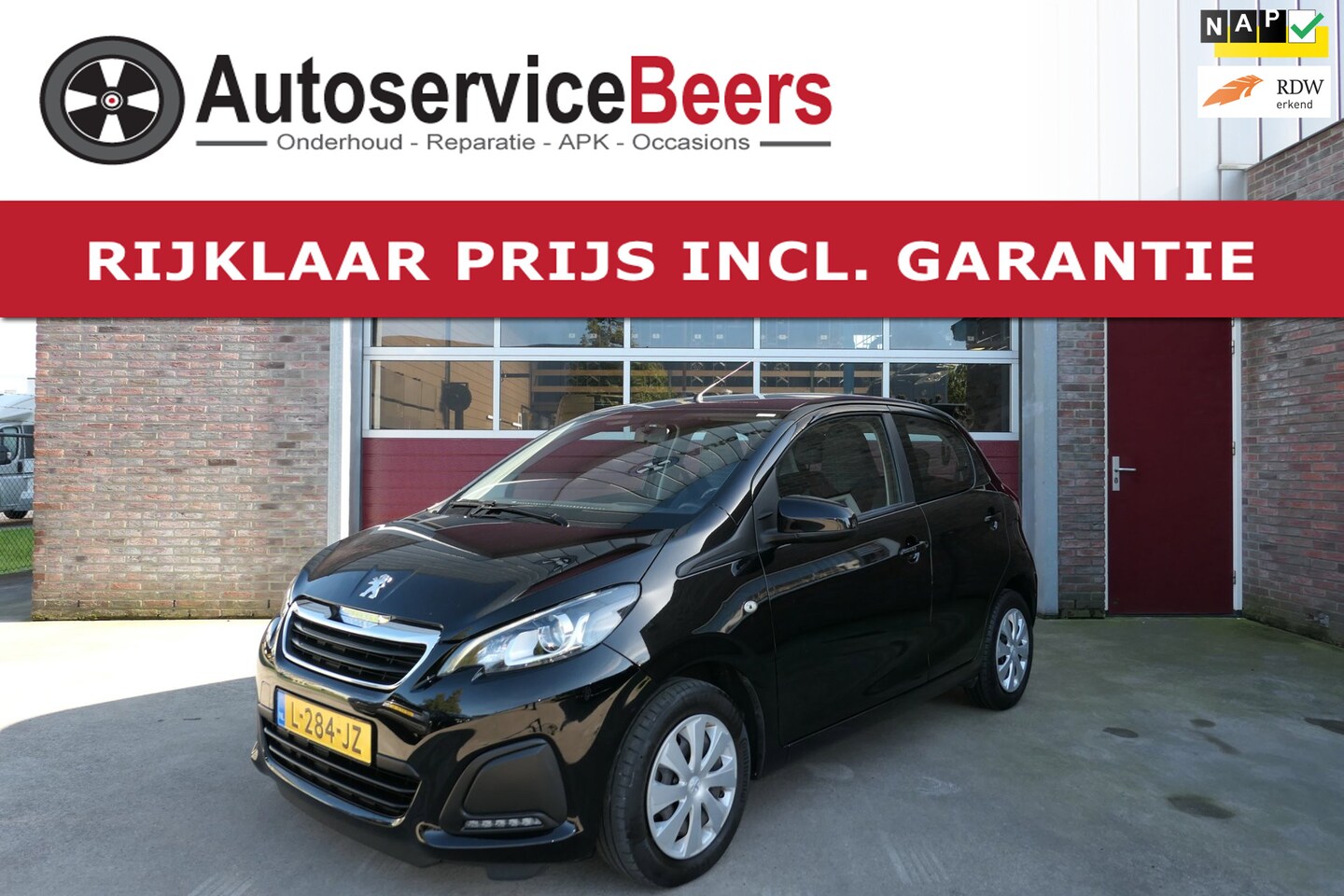 Peugeot 108 - 1.0 e-VTi Active 1.0 e-VTi Active, 39.000 KM !!, Nette auto, Airco, Rijklaarprijs incl. garantie. - AutoWereld.nl