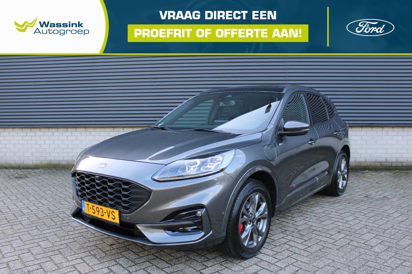 Ford Kuga - 2.5 PHEV ST-Line X Sportieve luxe, krachtige prestaties! - AutoWereld.nl