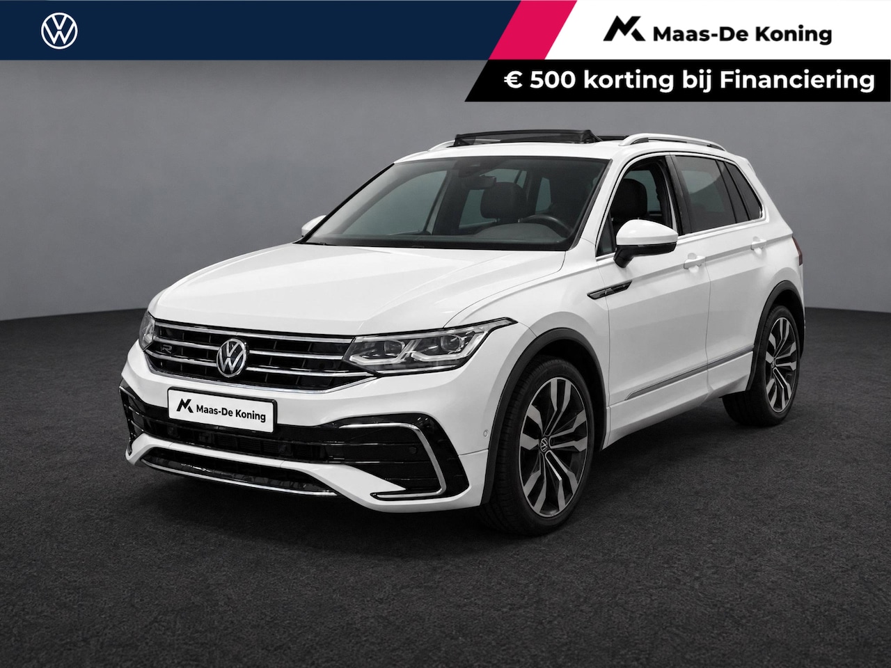 Volkswagen Tiguan - 1.5 TSI 150pk DSG R-Line · Panoramadak · Camera · Trekhaak · Harman Kardon Sound · Apple/ - AutoWereld.nl