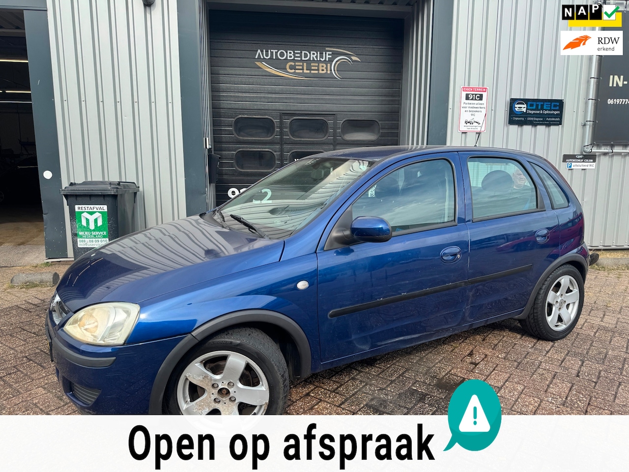 Opel Corsa - 1.2-16V Enjoy 2004 BLAUW - AutoWereld.nl