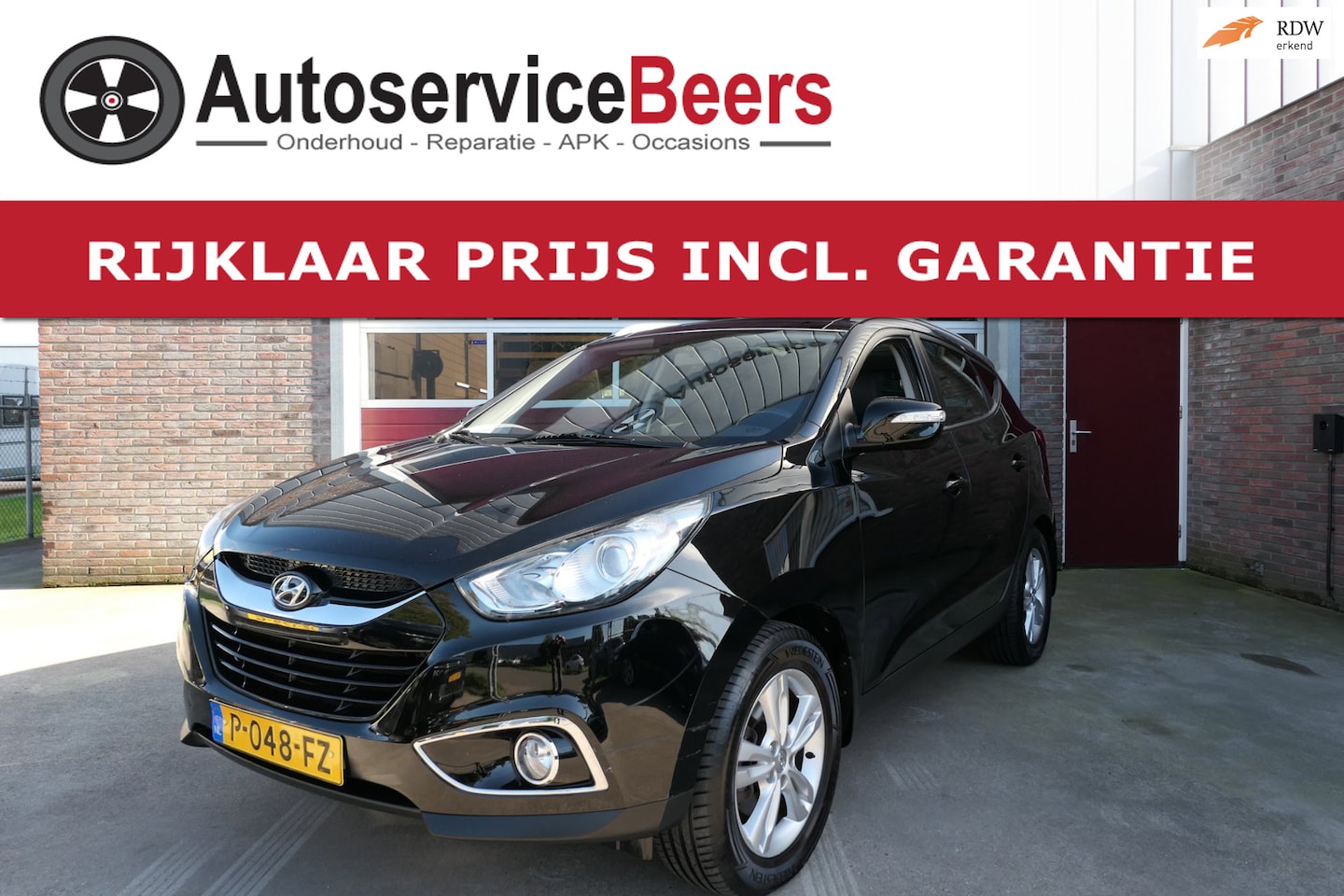 Hyundai ix35 - 2.0i 4WD Style 2.0i 4WD Style, Climate, Stoelverw., Leder, 2x Panodak, LMV, PDC, Rijklaarprijs incl. gara - AutoWereld.nl