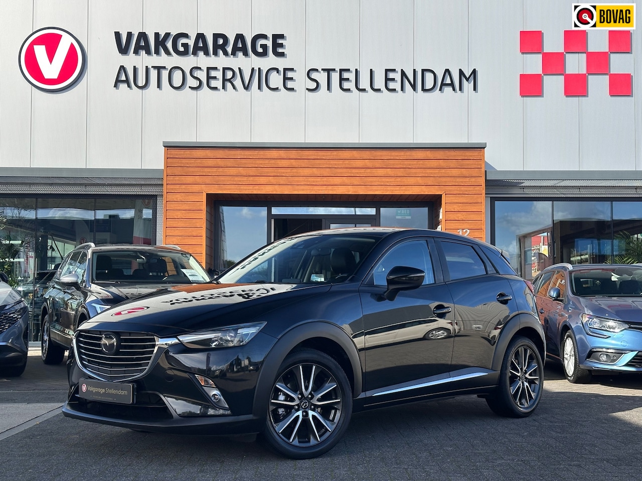 Mazda CX-3 - 2.0 SkyActiv-G 120 GT-M|Trekhaak|Camera|Adapt Cruise|Stoelverwarming|Half Leder - AutoWereld.nl