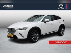 Mazda CX-3 - 2.0 SkyActiv-G 150 GT-M 4WD , Automaat, Trekhaak, Half leder, Navi, Camera, Adap.Cruise, B
