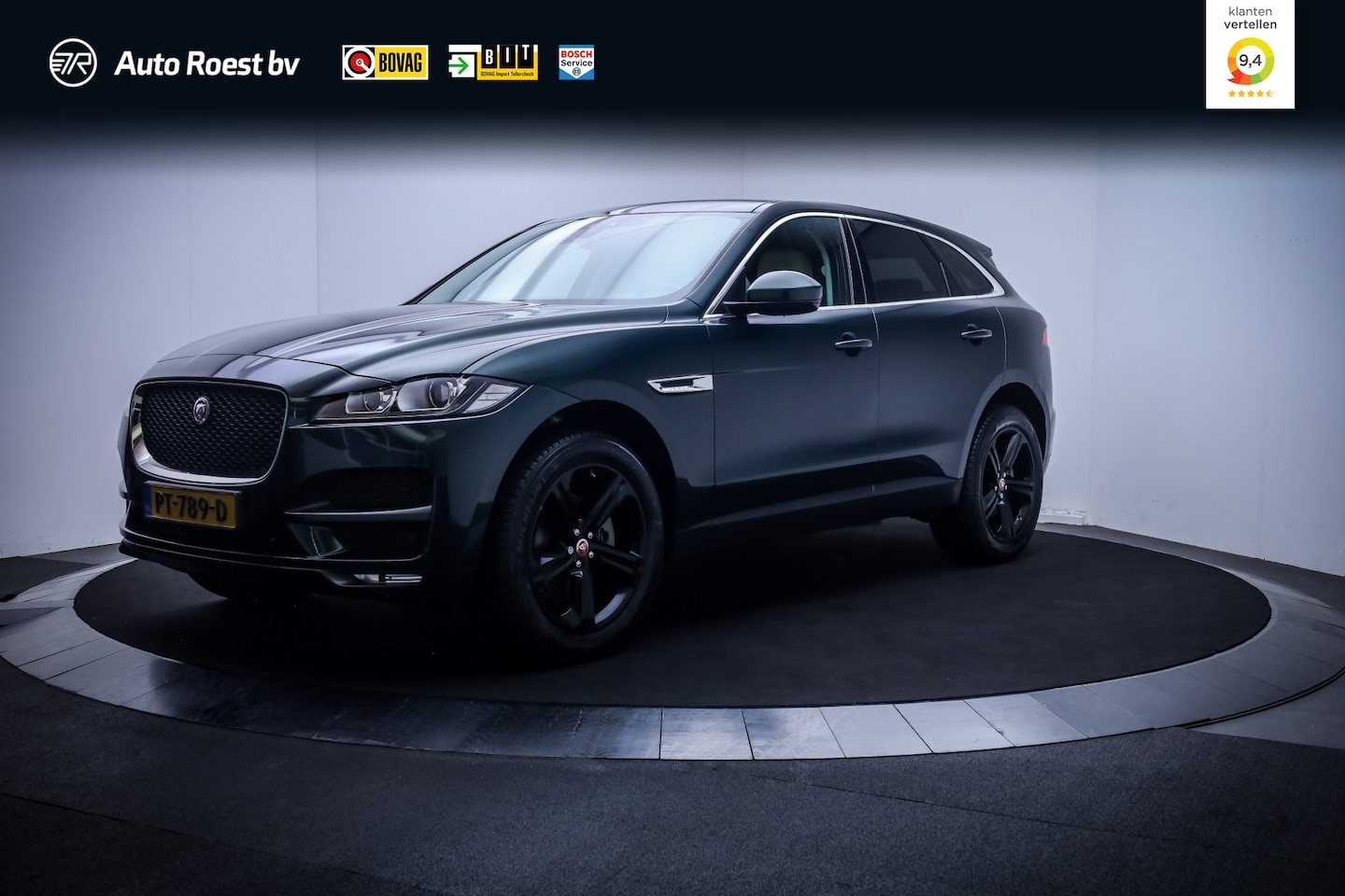 Jaguar F-Pace - 2.0T AWD PORTFOLIO 25t FULL LED | MERIDIAN | MEMORY | STOELVERW+VENTILATIE | STUURVERW | C - AutoWereld.nl