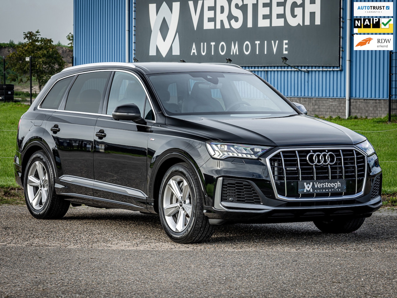 Audi Q7 - 55 TFSI e quattro Pro Line S | S-Line | B&O | Luchtvering | 360 camera | Eerste Eigenaar - AutoWereld.nl