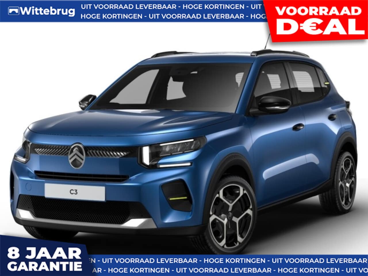 Citroën C3 - 1.2 Hybrid 110pk Plus DIRECT RIJDEN - RIJKLAAR - PACK TECHNO - 8 JAAR GARANTIE - AutoWereld.nl