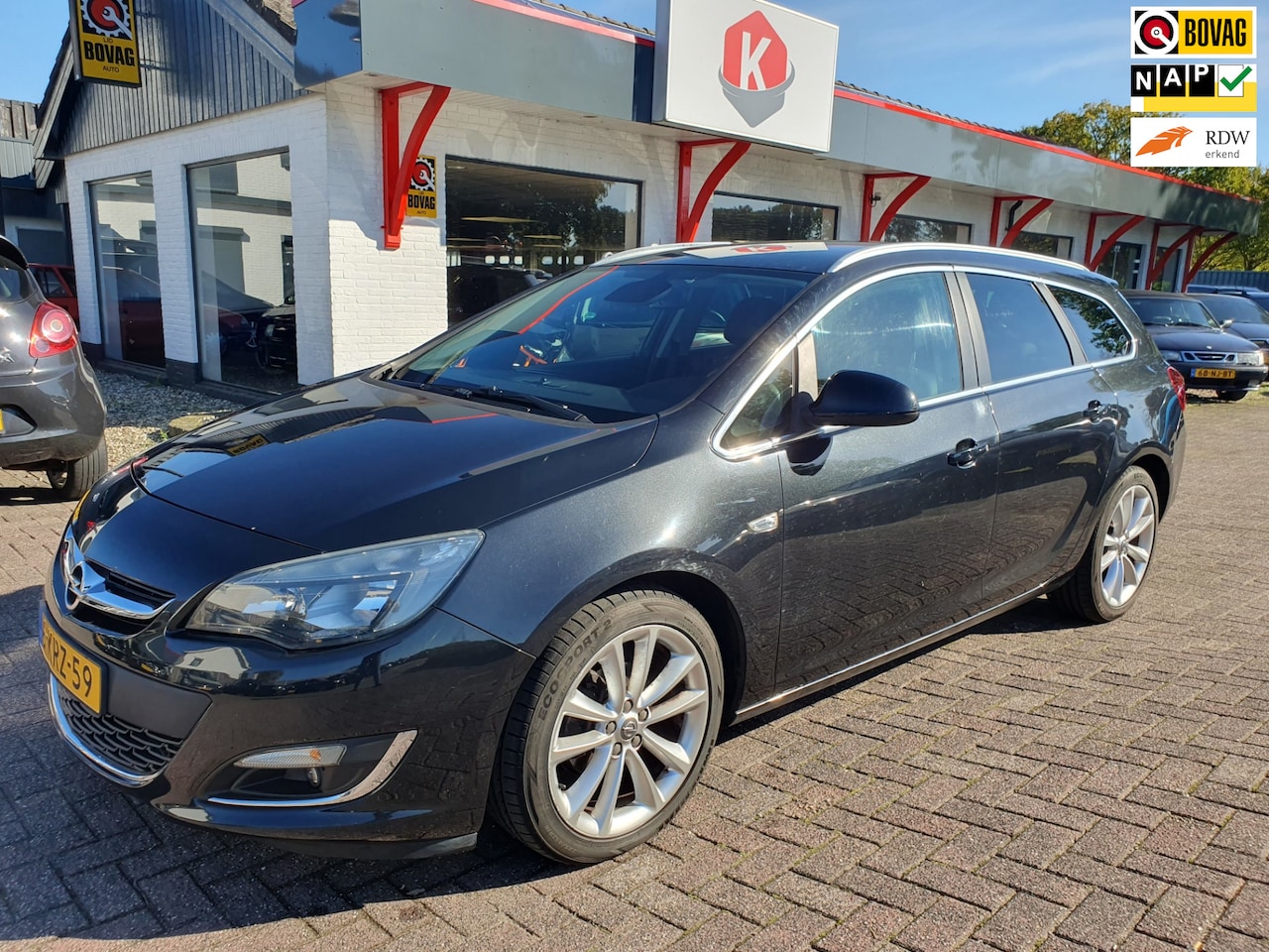 Opel Astra Sports Tourer - 1.4 Turbo Sport LEER/NAVI BJ 2013 - AutoWereld.nl