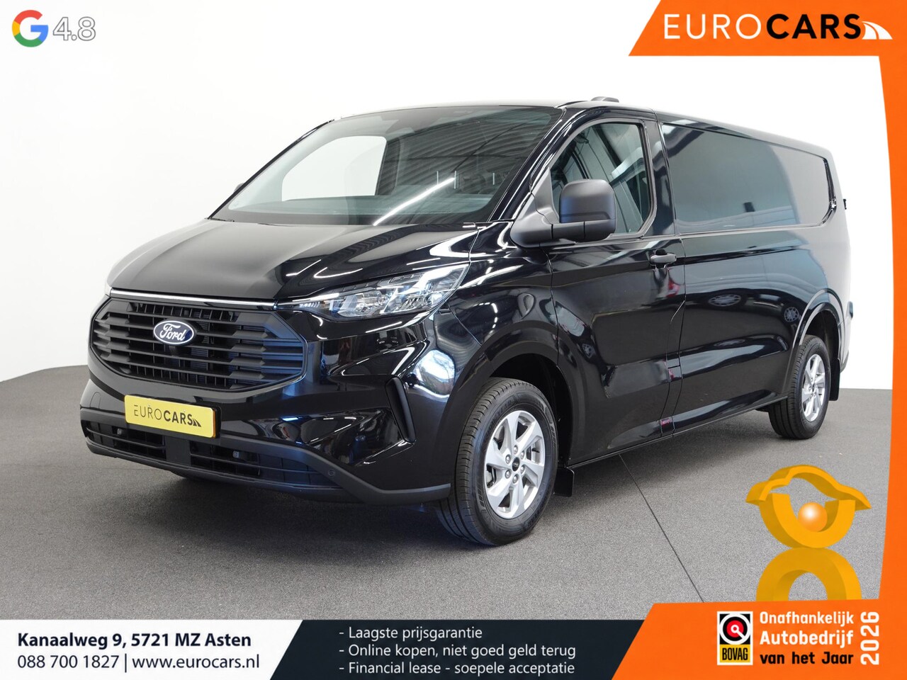 Ford Transit Custom - 300 2.0 TDCI L2H1 Trend Nieuw Model Automaat Trekhaak Navigatie Apple CarPlay Android Auto - AutoWereld.nl