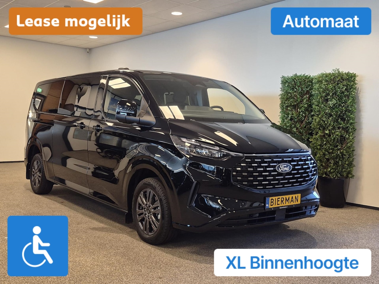Ford Tourneo Custom - L2H1 Rolstoelbus Bodemverlaging XXL (147cm) - AutoWereld.nl