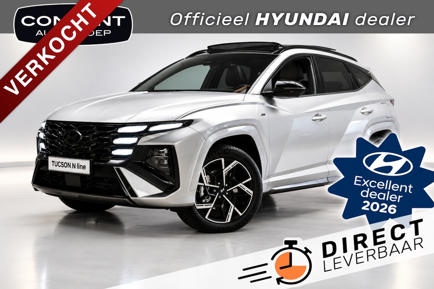 Hyundai Tucson - 1.6 PHEV 2WD Aut N Line Sky I Voorraad deal! - AutoWereld.nl