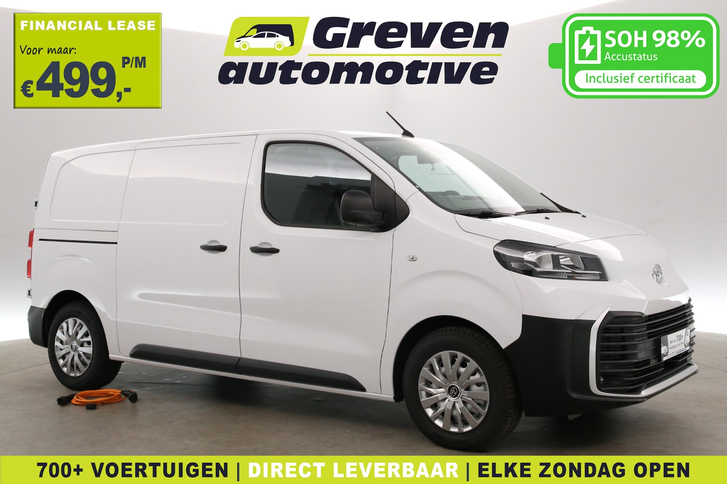 Toyota ProAce Electric Worker - 75 kWh L2H1 | Snelladen | SOH 98% | Airco | Camera | Cruise | Carplay | 3 Zits | Parkeerse - AutoWereld.nl