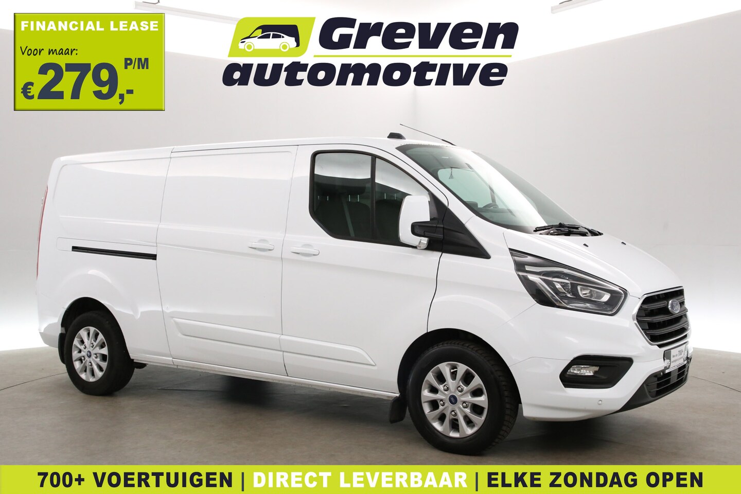 Ford Transit Custom - 2.0 TDCI 170PK L2H1 | Automaat | Airco | Camera | Cruise | Carplay | 3 Zits | Trekhaak | P - AutoWereld.nl