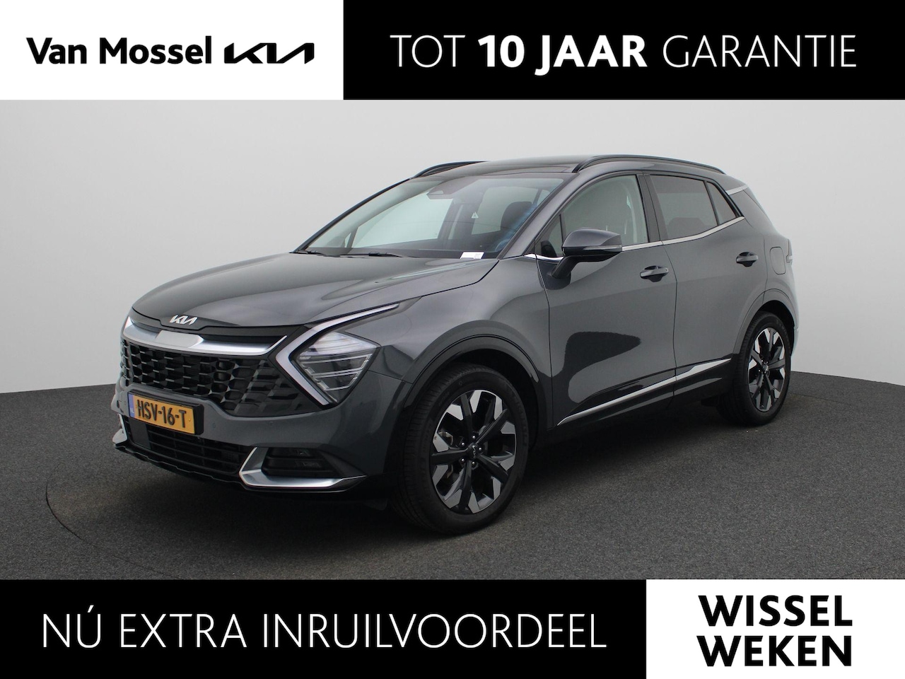 Kia Sportage - 1.6 T-GDi Plug-in Hybrid AWD DynamicPlusLine Open Dak | Stoelverwarming | Keyless | Camera - AutoWereld.nl