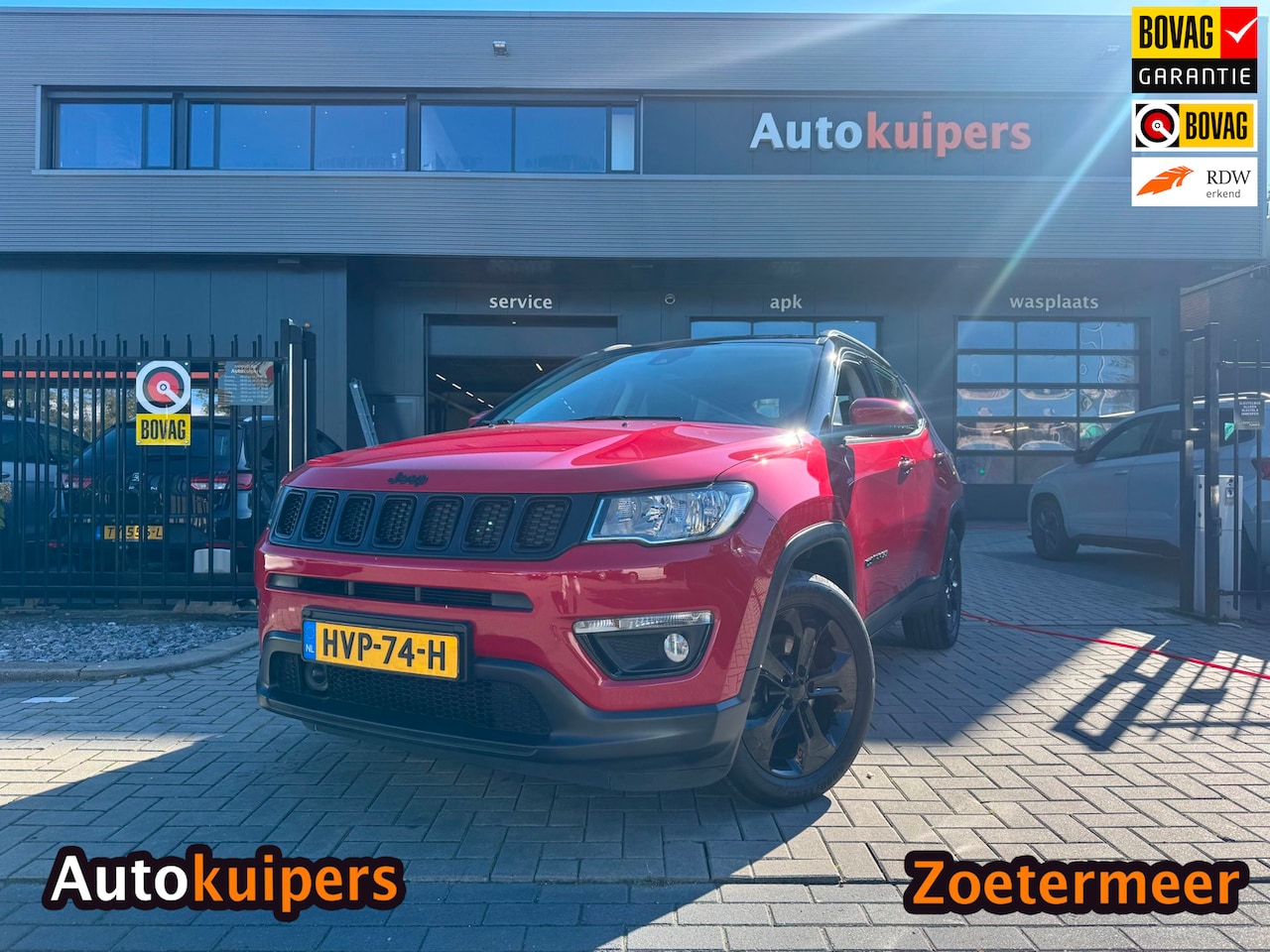 Jeep Compass - 1.4 MultiAir Night Eagle | Trekhaak | Navi | Camera - AutoWereld.nl
