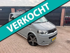 Volkswagen Transporter - 2.0 TDI L2H1|180pk|dubbel cabine|airco|cruise.control|leder|dab|recent revisie motor