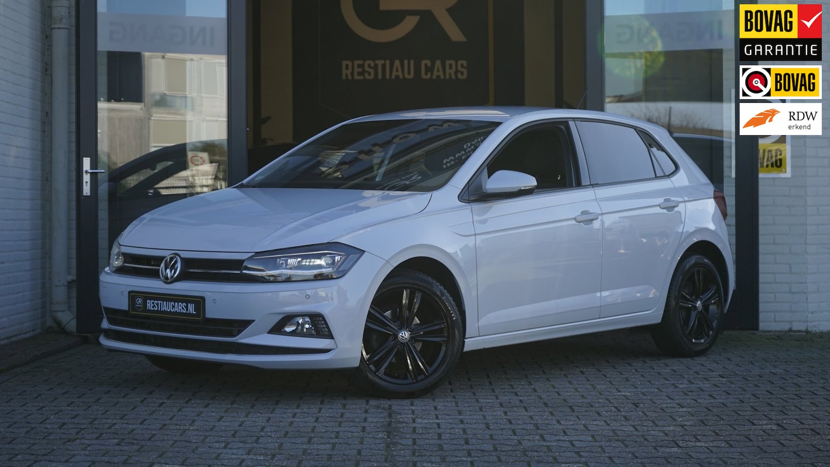 Volkswagen Polo - 1.0 TSI Highline Black Style AUTOMAAT|ACC|CLIMA|FULL LED|STOELVERWARMING|VIRTUEEL - AutoWereld.nl
