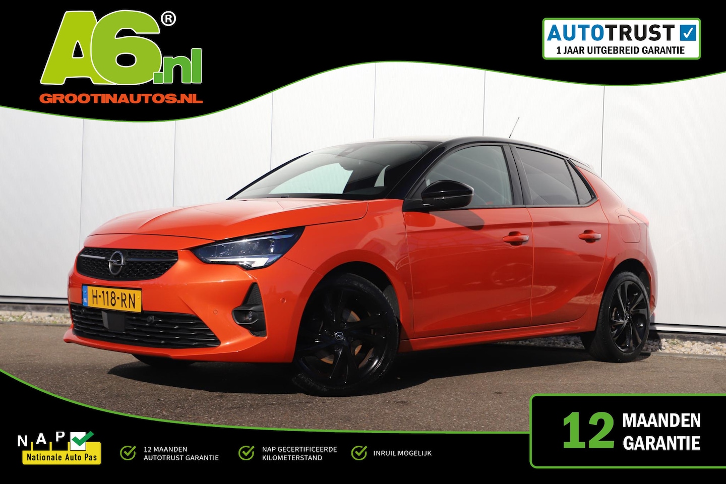 Opel Corsa - 1.2 GS Line 102PK Navigatie Achteruitrijcamera Climate Cruise Control Carplay Android - AutoWereld.nl