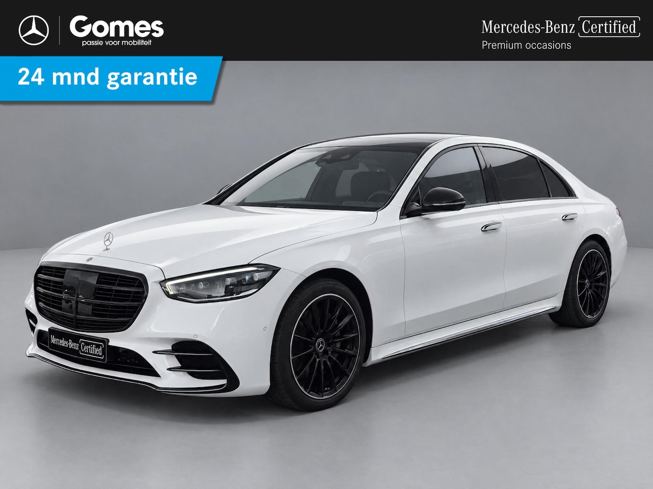 Mercedes-Benz S-klasse - 350d 4MATIC Lang AMG Line | Night pakket | Burmester | Memory pakket voor + achter | Rijas - AutoWereld.nl