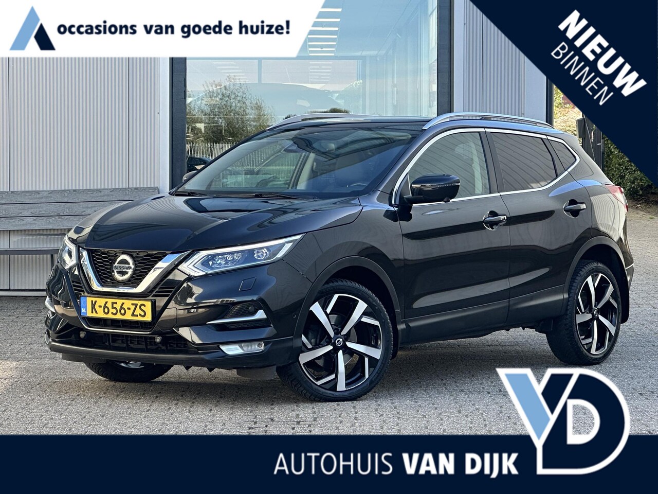Nissan Qashqai - 1.3 DIG-T Tekna + | Bose Audio/Carplay/Trekhaak/360° Camera/Stoelverw./Adapt.Cruise/Pano/H - AutoWereld.nl