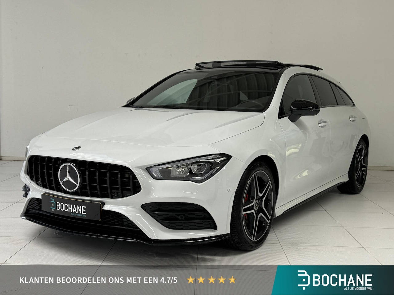 Mercedes-Benz CLA-klasse Shooting Brake - 200 AMG Line | Navigatie| Camera | Panoramadak | Stoelverwarming | Sfeerverlichting | - AutoWereld.nl