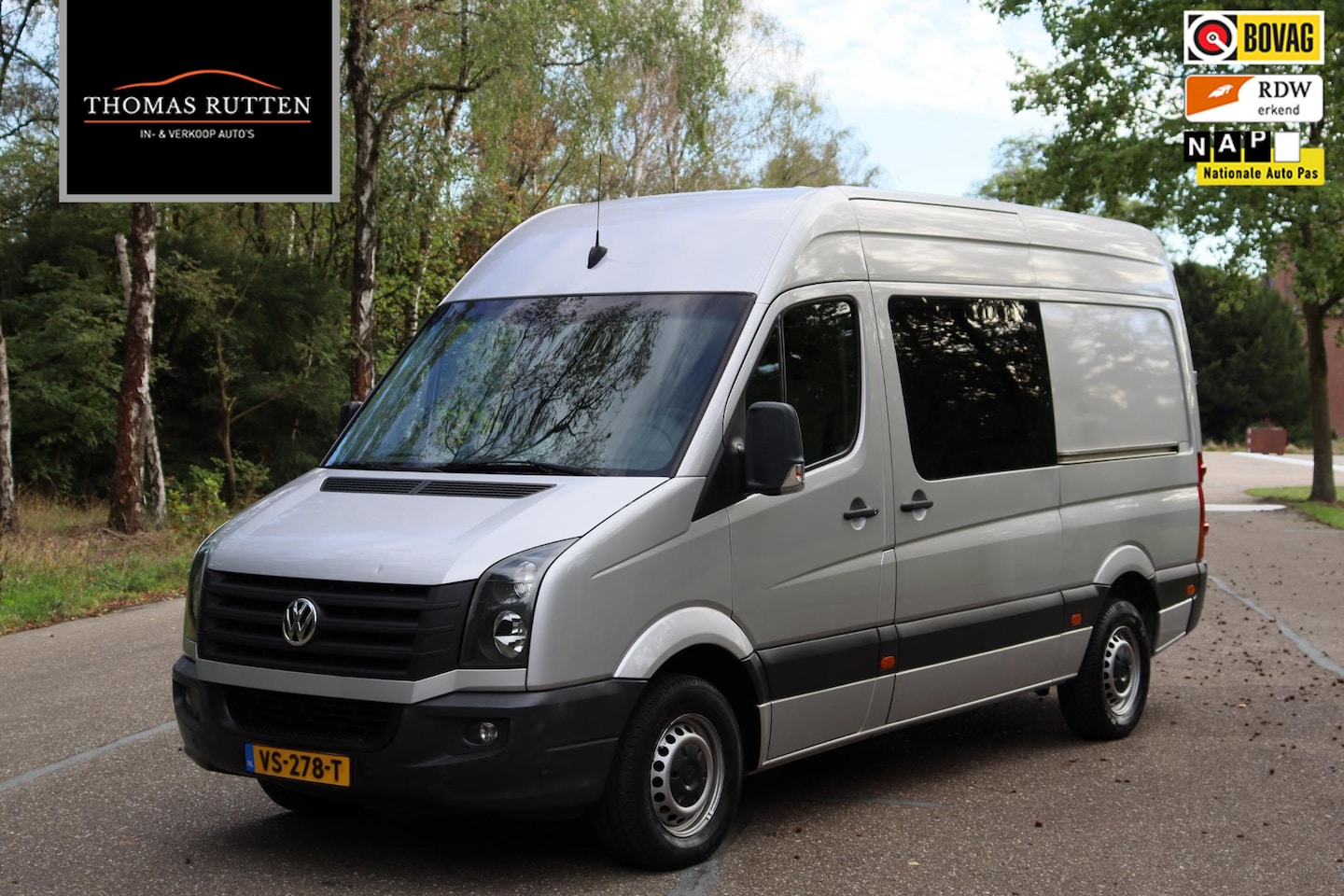 Volkswagen Crafter - 32 2.0 TDI L2H2 DC 2016 | Trekhaak | Airco | Navigatie | Cruise Control | Achteruitrij Cam - AutoWereld.nl