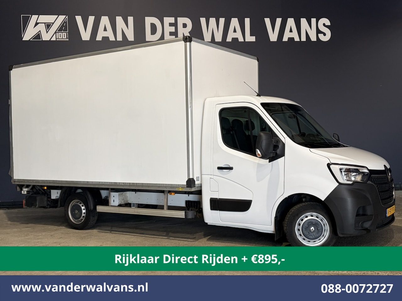 Renault Master - 2.3 dCi 146pk Bakwagen Laadklep Euro6 *Rijklaar Direct Rijden* Airco | LED | 1000kg laadve - AutoWereld.nl