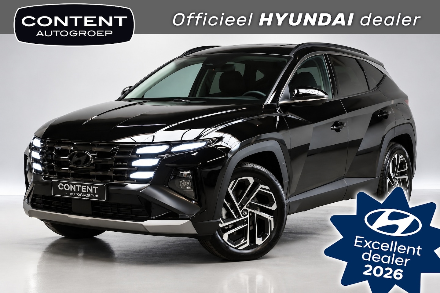 Hyundai Tucson - 1.6 T-GDi HEV Premium I Leder I 1510kg trekgewicht. - AutoWereld.nl