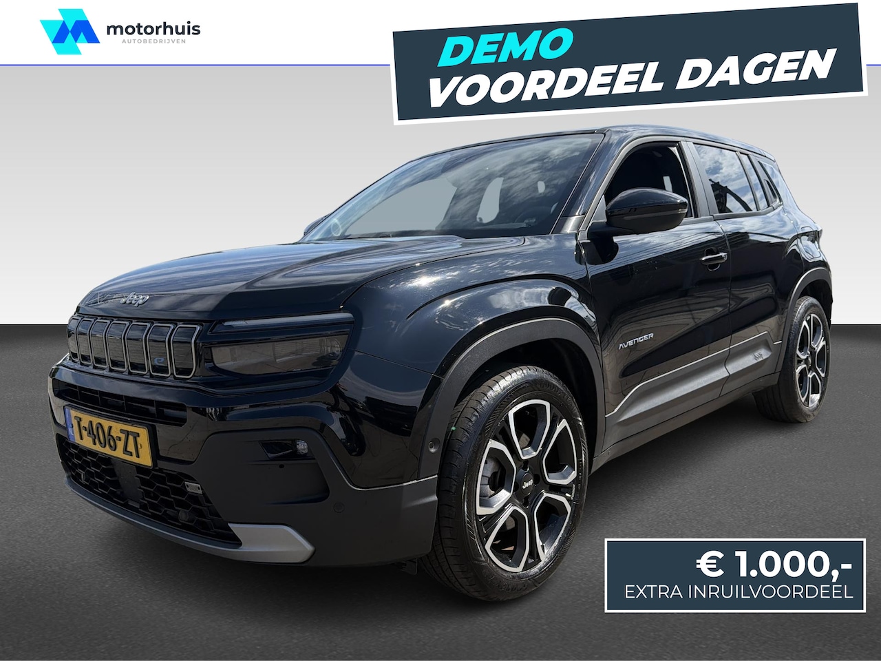 Jeep Avenger - Black Edition 54 kWh | Achteruitrijcamera | Airco (automatisch) | Apple Carplay/Android Au - AutoWereld.nl