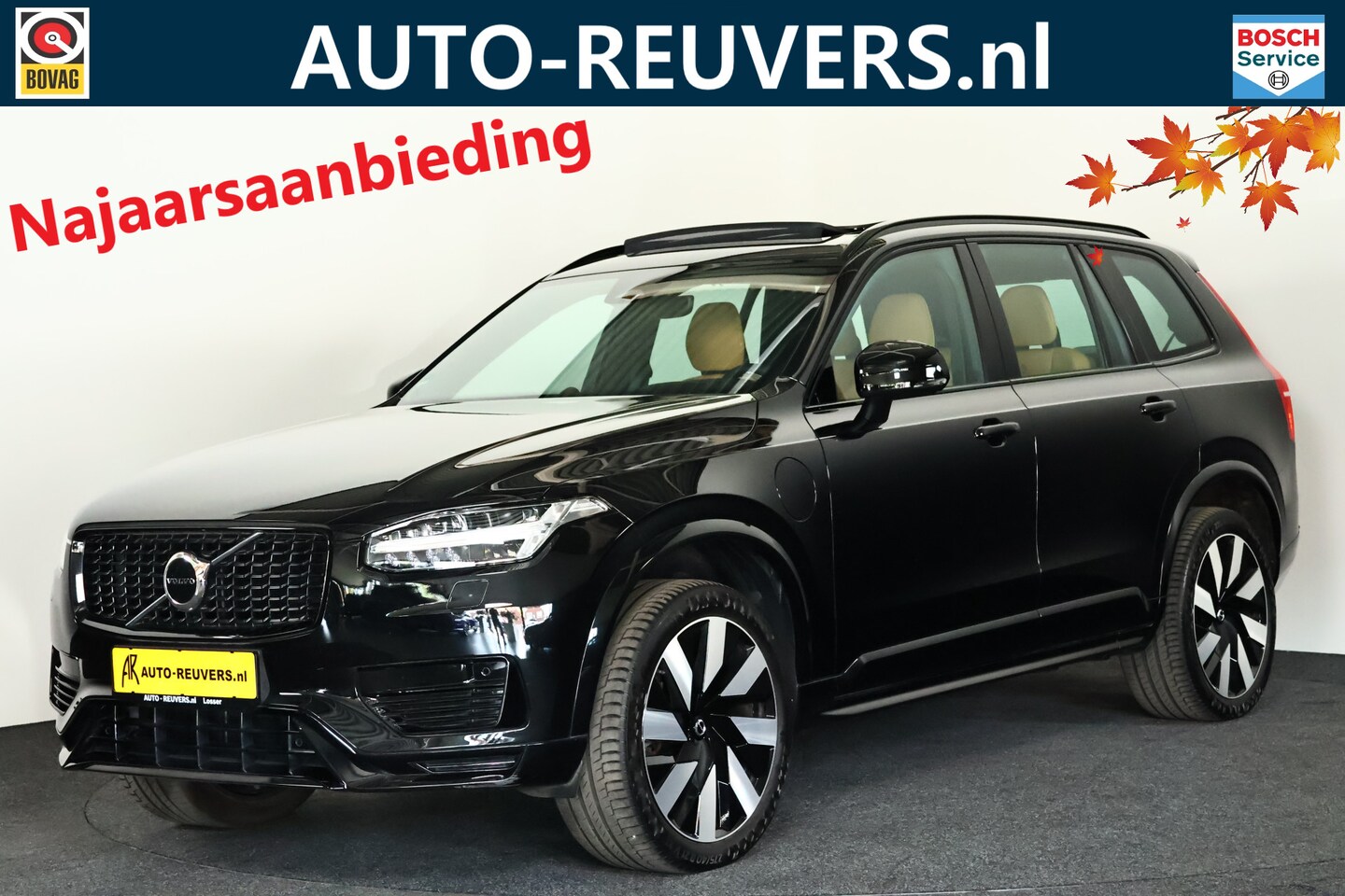 Volvo XC90 - 2.0 T8 Recharge AWD Ultimate Dark Pano / Massage / B&W / HUD / Luchtvering / 7-Personen - AutoWereld.nl