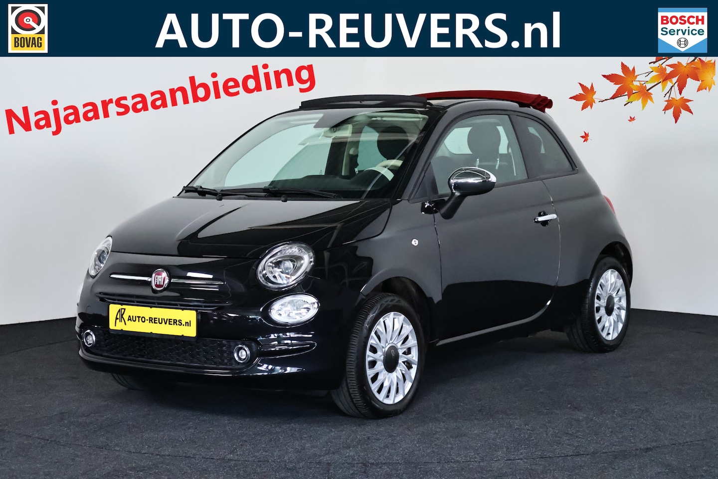 Fiat 500 C - 1.0 Hybrid Dolcevita Cabrio / Opendak / Cruisecontrol / Clima - AutoWereld.nl