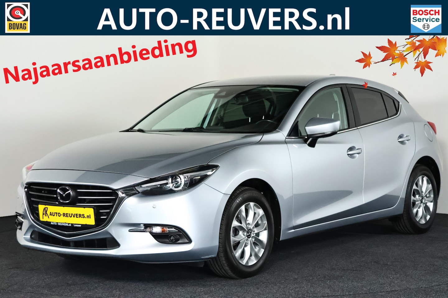 Mazda 3 - 2.0 SkyActiv-G 120 GT-M / Navi / LED / Clima / Cruisecontrol - AutoWereld.nl