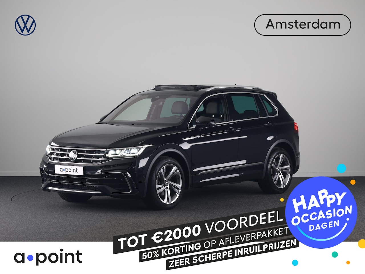 Volkswagen Tiguan - 1.5 TSI R-Line Business+ | Panoramadak | Matrix lampen | Dodehoek Detectie | Keyless | Win - AutoWereld.nl