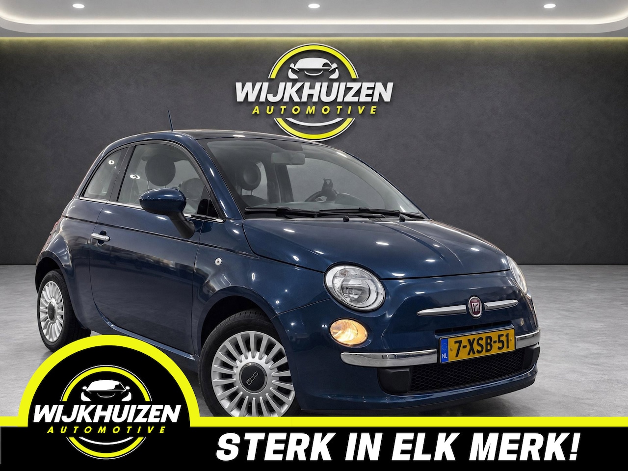 Fiat 500 - 1.0 TwinAir Lounge met Panorama dak !!! 15 Inch !!! Airco !!! Nap !!! - AutoWereld.nl