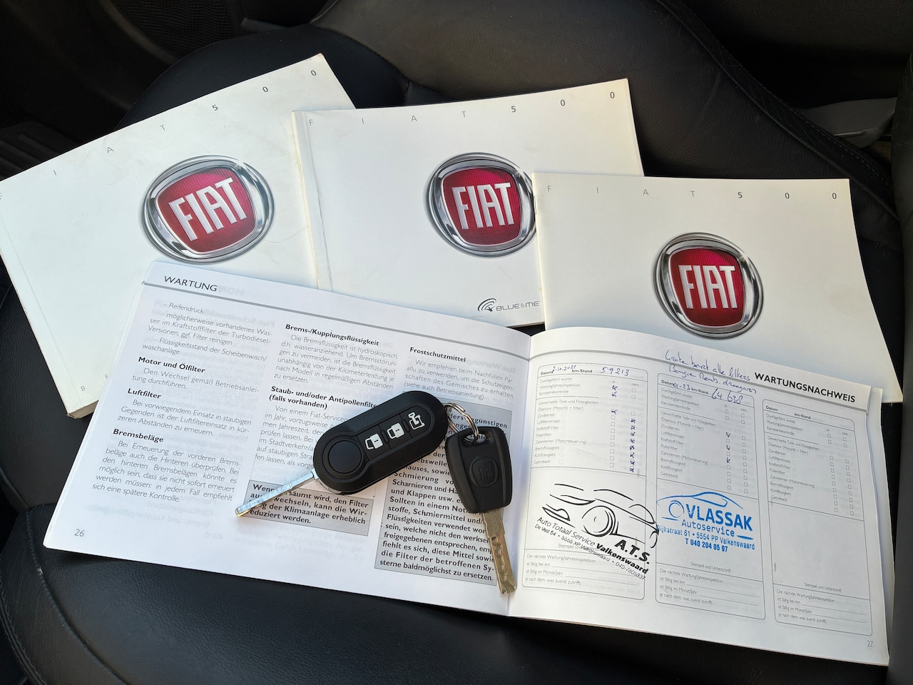 Fiat 500 - 1.2 Lounge Automaat, Nieuwe Distributie/Banden/Remmen