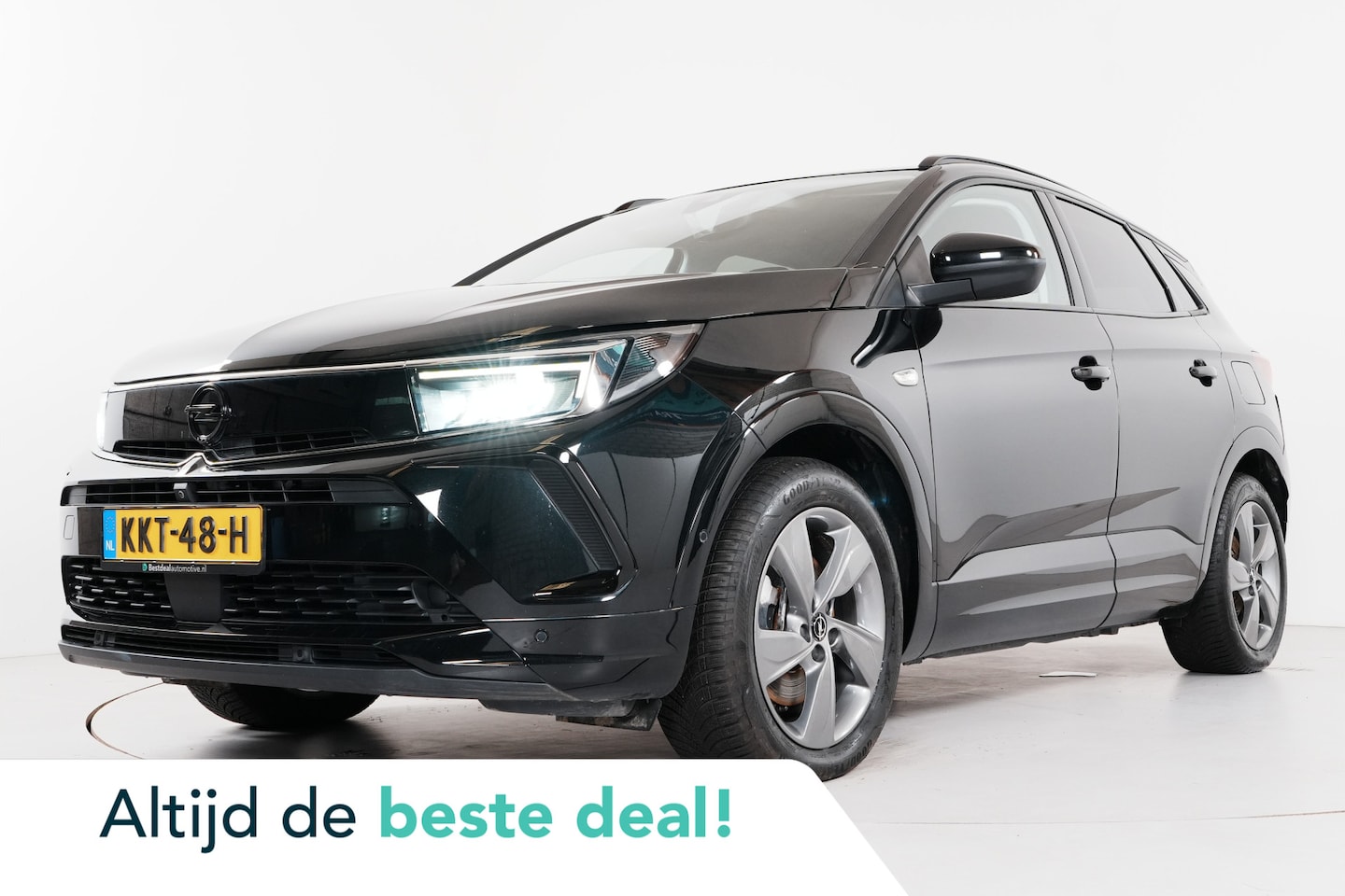 Opel Grandland - 1.6 Turbo GS Line 225 pk PHEV | SOH 100% | Trekhaak | Leder | 360° | Stl. verw./verk. | El - AutoWereld.nl