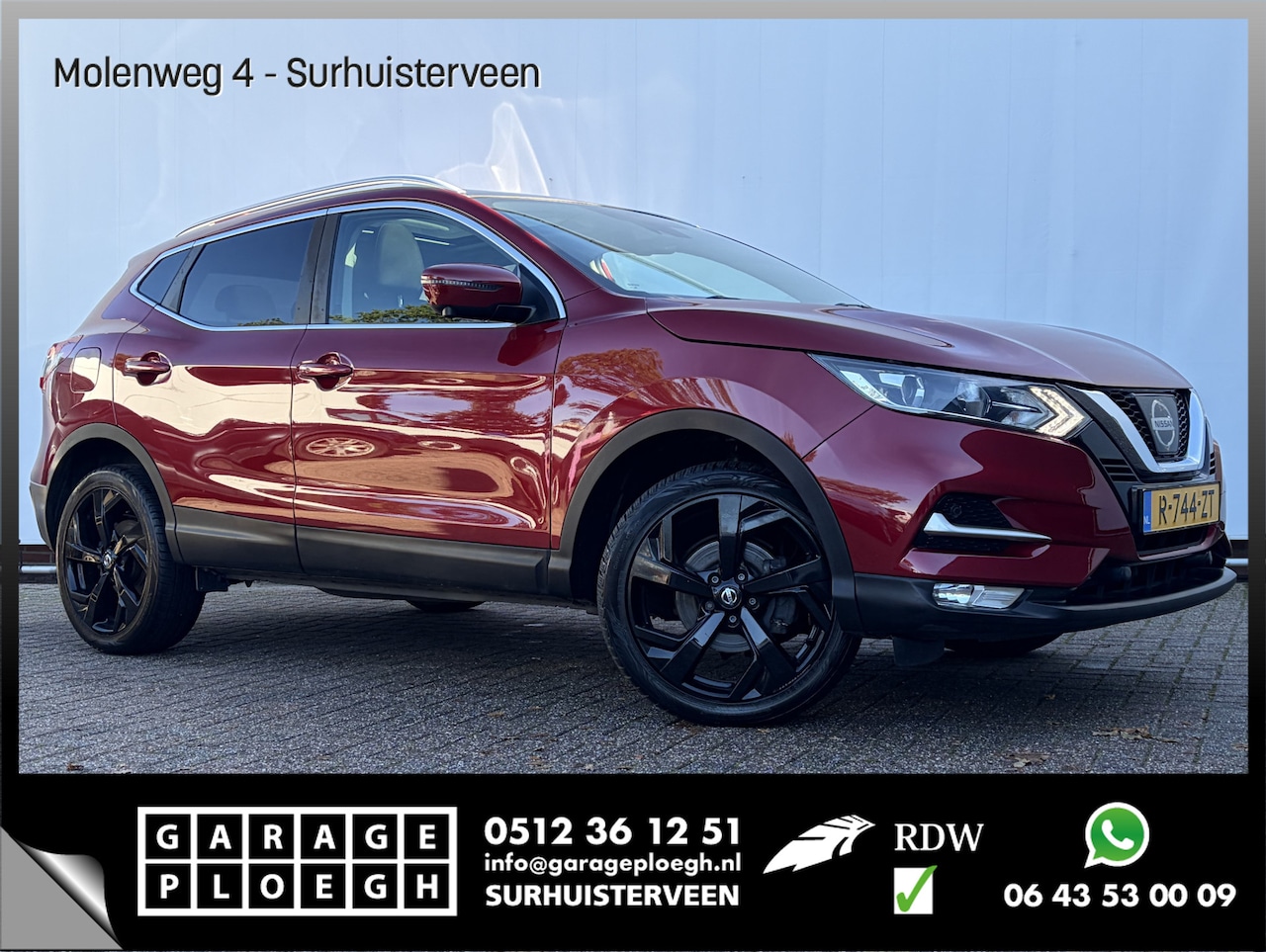 Nissan Qashqai - MOTORREVISIE 1.2 Tekna Trekhaak Pano 360° Nav/Cruise Orig.NL Voll.Onderhouden! - AutoWereld.nl