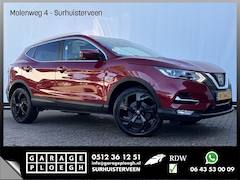 Nissan Qashqai - MOTORREVISIE 1.2 Tekna Trekhaak Pano 360° Nav/Cruise Orig.NL Voll.Onderhouden