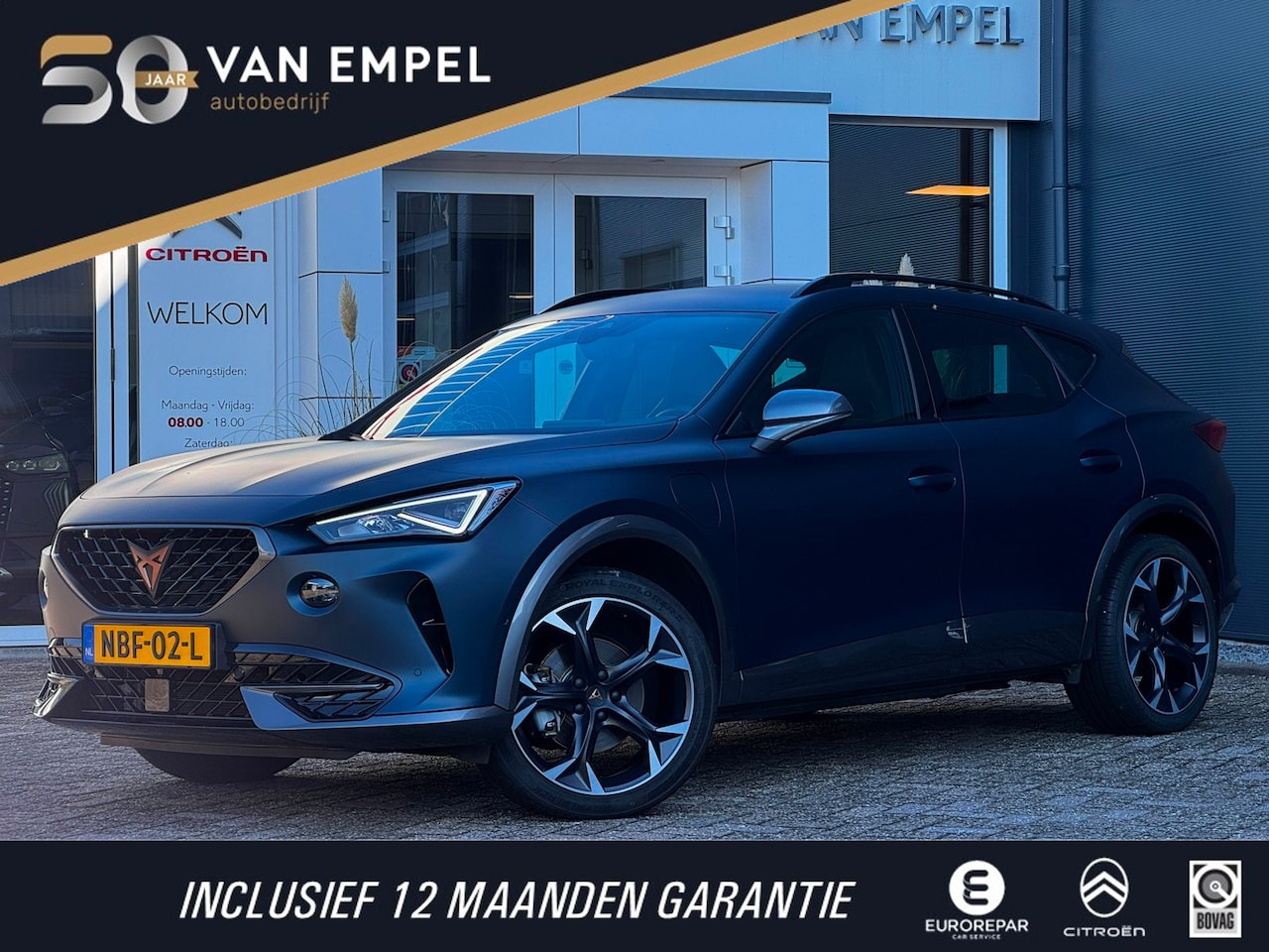 CUPRA Formentor - 1.4 e-Hybrid Business | 95% SOH | Petrol Blue Matt | Sportstoelen + Memory | Camera | Wint - AutoWereld.nl