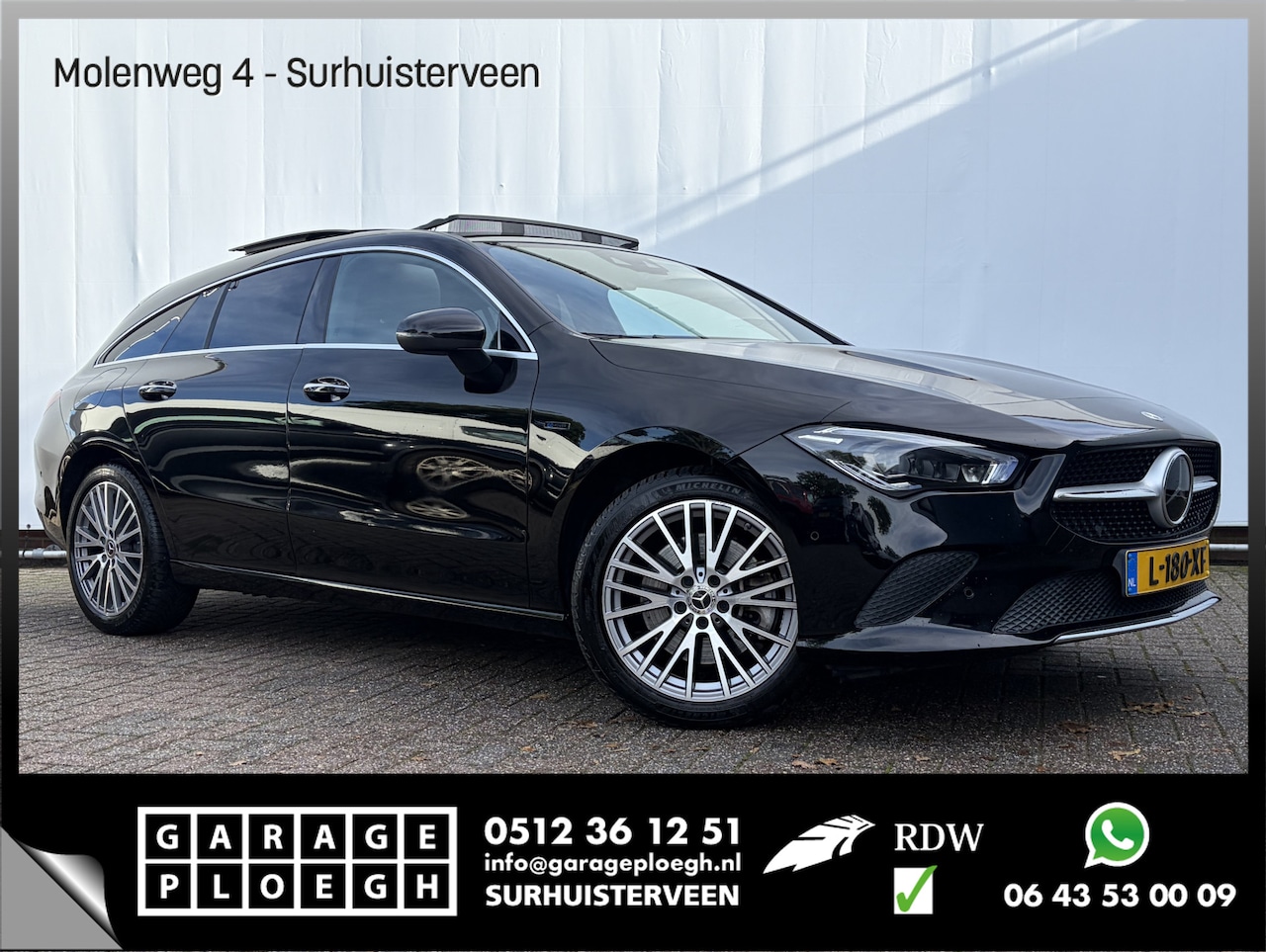 Mercedes-Benz CLA-klasse Shooting Brake - 250e Business Luxury Pano Memory Camera Leer Adap.Cruise Orig.NL! - AutoWereld.nl