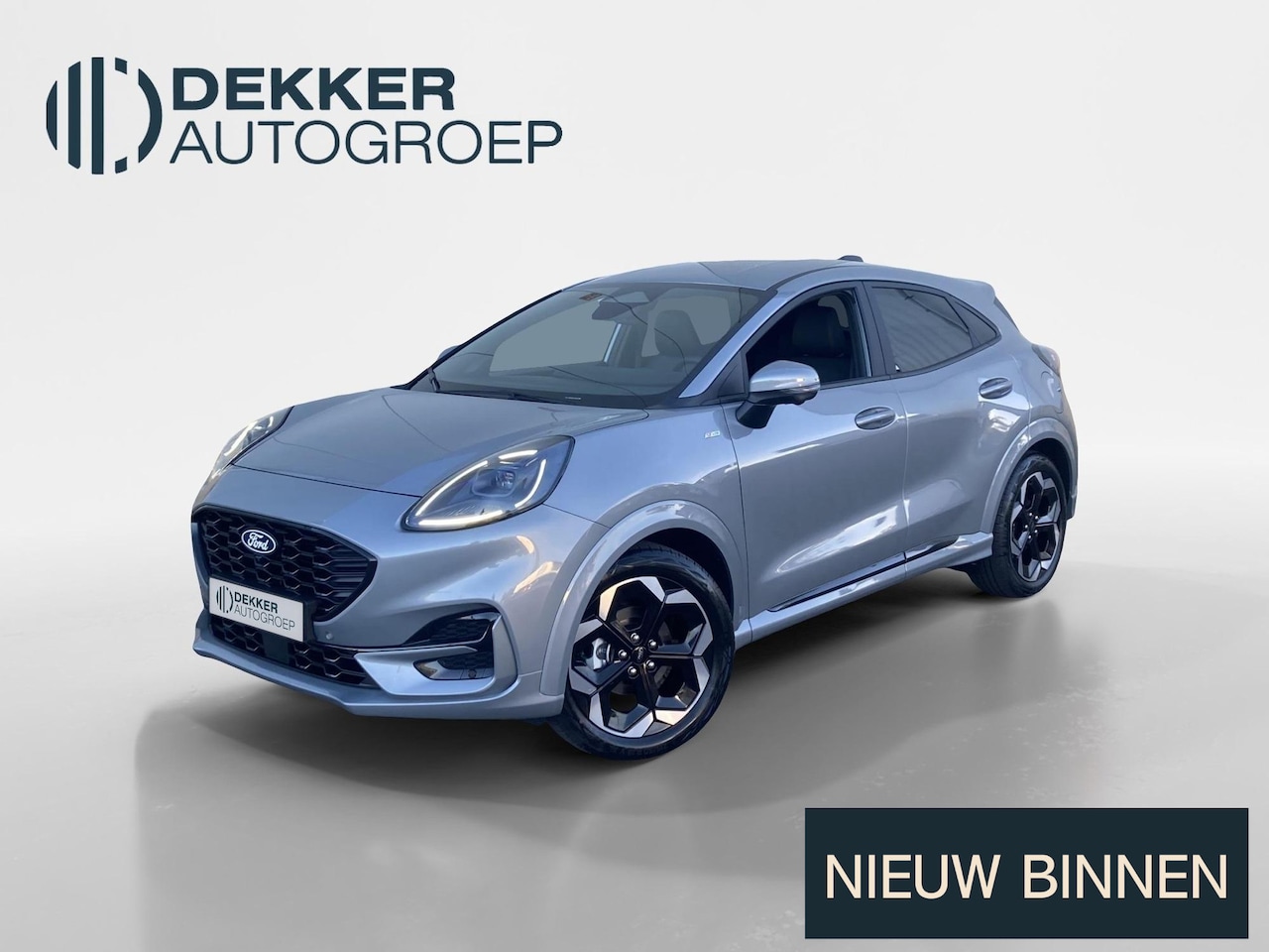 Ford Puma - 1.0 EcoBoost Hybrid ST-Line X Automaat Solar Silver - Winter Pack - Driver Assistance Pack - AutoWereld.nl