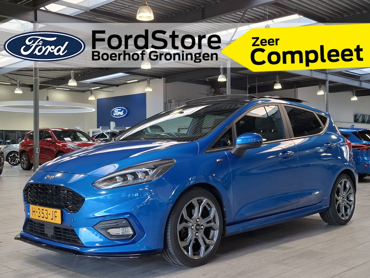 Ford Fiesta - EcoBoost 125pk ST-Line | Pano | Maxton Design | Dealer onderhouden | Adapt. Cruise | Winte - AutoWereld.nl