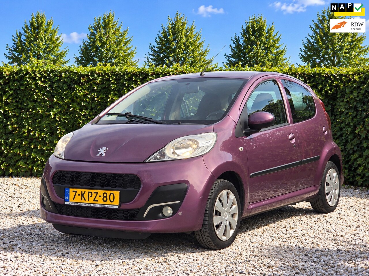 Peugeot 107 - 1.0 Active Airco/Elek. Ramen/Facelift/Paars metallic - AutoWereld.nl