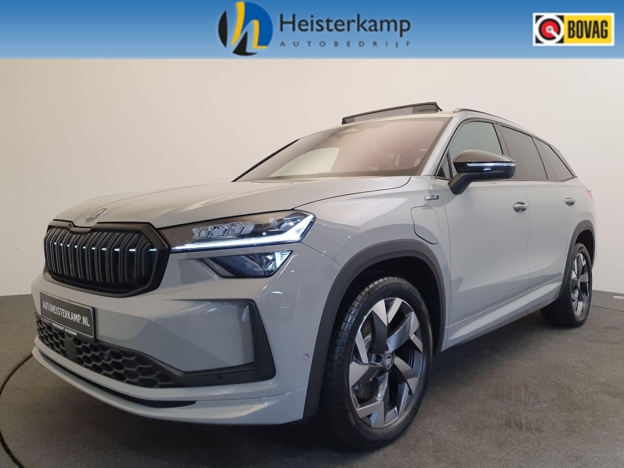 Skoda Kodiaq - 1.5 TSI PHEV DSG/AUT 204pk Sportline Wegklapbare trekhaak, Panoramadak, Canton - AutoWereld.nl