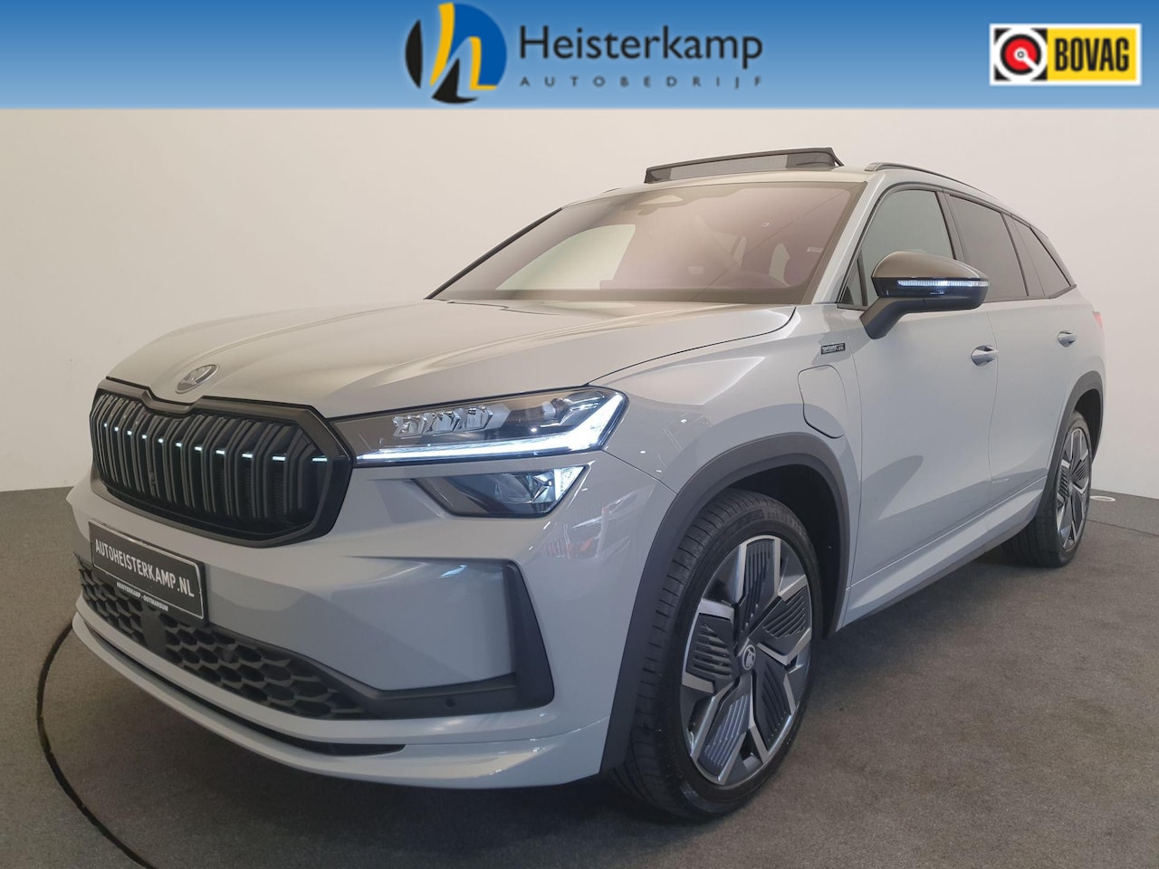 Skoda Kodiaq - 1.5 TSI PHEV DSG/AUT 204pk Sportline Business Wegklapbare Trekhaak, Panoramadak, Camera - AutoWereld.nl