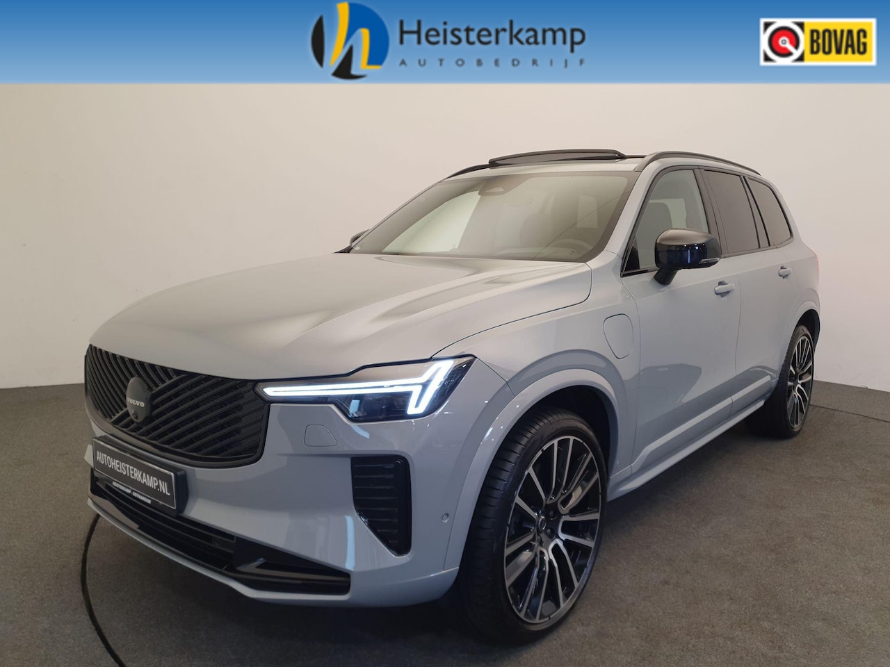 Volvo XC90 - 2.0 T8 455pk Plug-in hybrid AWD Ultra Black Ed. Exec. Luchtvering, Trekhaak, Bowers & Wilk - AutoWereld.nl