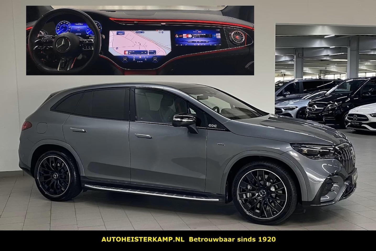 Mercedes-Benz EQE SUV - AMG 53 4MATIC+ 91 kWh 625 PK Burmester Head-Up Trekhaak Treeplanken 21 Inch - AutoWereld.nl