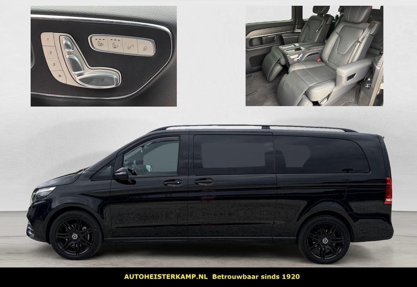 Mercedes-Benz V-klasse - 300d XL VIP AMG 4-Matic Airmatic Burmester Stoelkoeling Memory Distronic LED Night Pakket - AutoWereld.nl